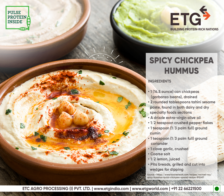 ETG Agro Spicy Chickpea Hummus