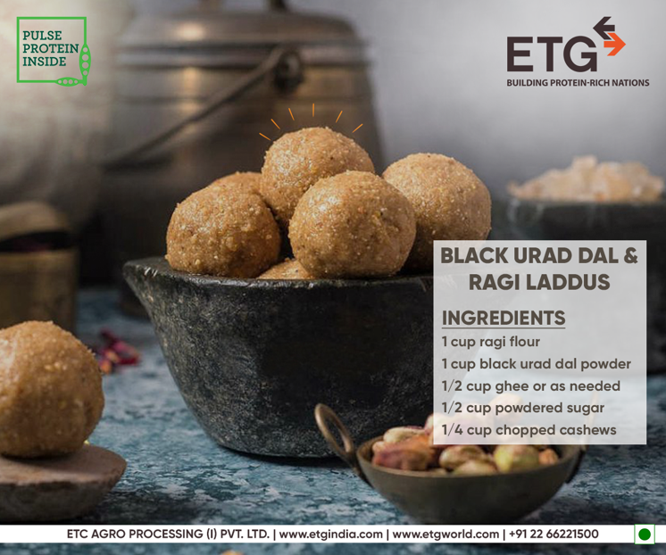 ETG Agro Urad Ragi Laddus