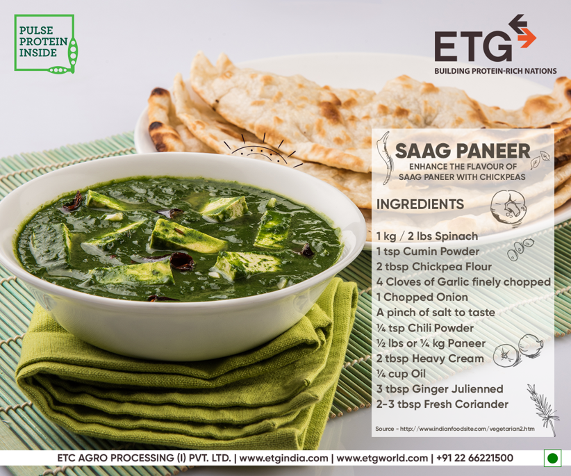 ETG Agro Saag Paneer